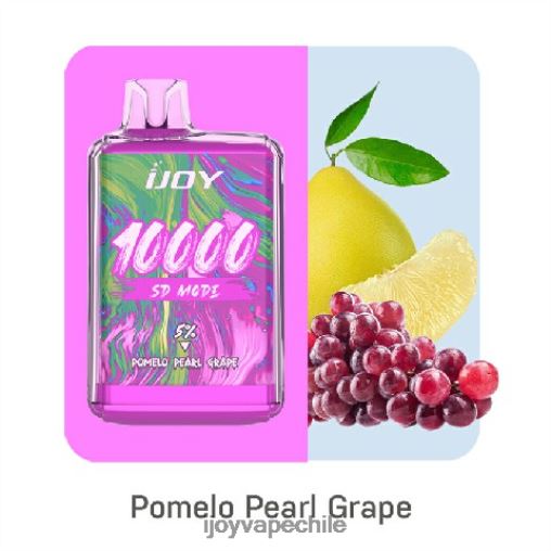 IJOY pod kit - iJOY Bar SD10000 desechable 8BN0J170 pomelo uva perla