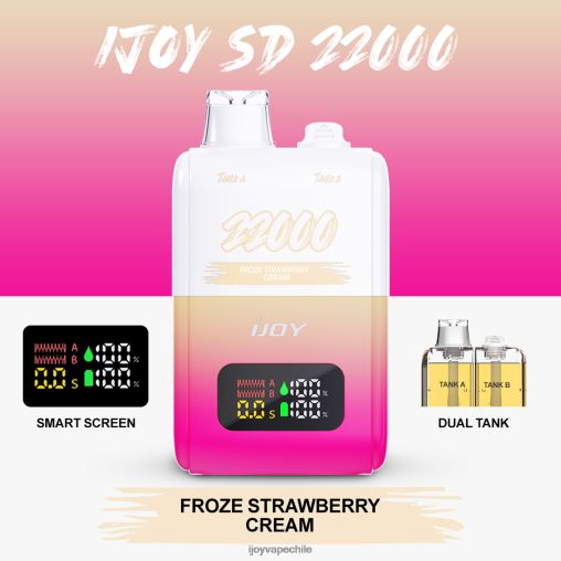 IJOY vape Chile - iJOY SD 22000 desechable 8BN0J152 crema de fresa congelada
